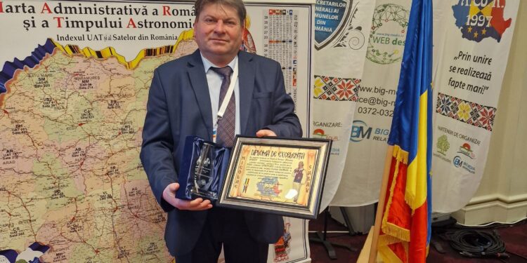 Daniel Olariu, primarul comunei Hănțești a primit Ordinul de Merit și Trofeul ”Nicolae Sabău”